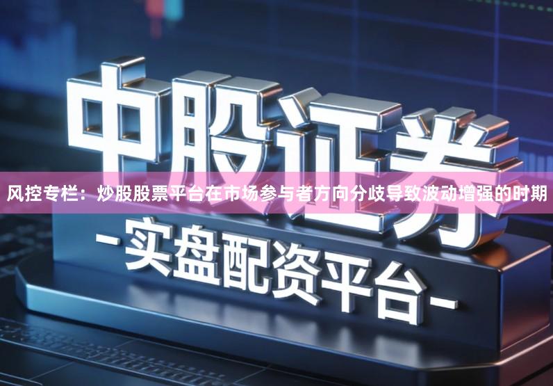 风控专栏：炒股股票平台在市场参与者方向分歧导致波动增强的时期