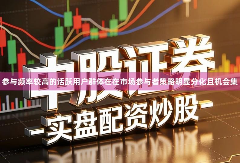 参与频率较高的活跃用户群体在在市场参与者策略明显分化且机会集