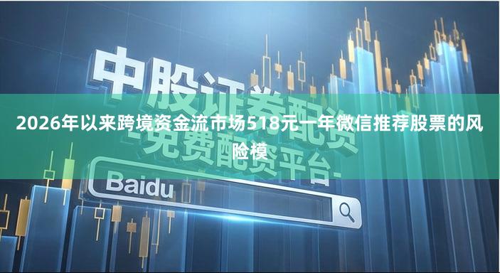 2026年以来跨境资金流市场518元一年微信推荐股票的风险模