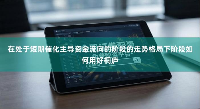 在处于短期催化主导资金流向的阶段的走势格局下阶段如何用好桐庐